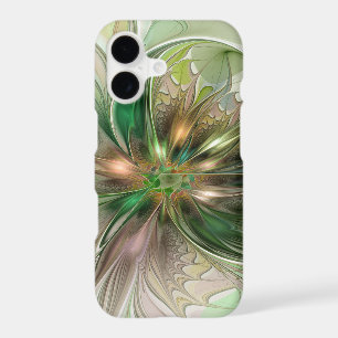 Fantaisie Abstraite Moderne Fleur Fractale Colorée