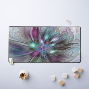 Fantaisie Abstraite Moderne Fleur Fractale Colorée