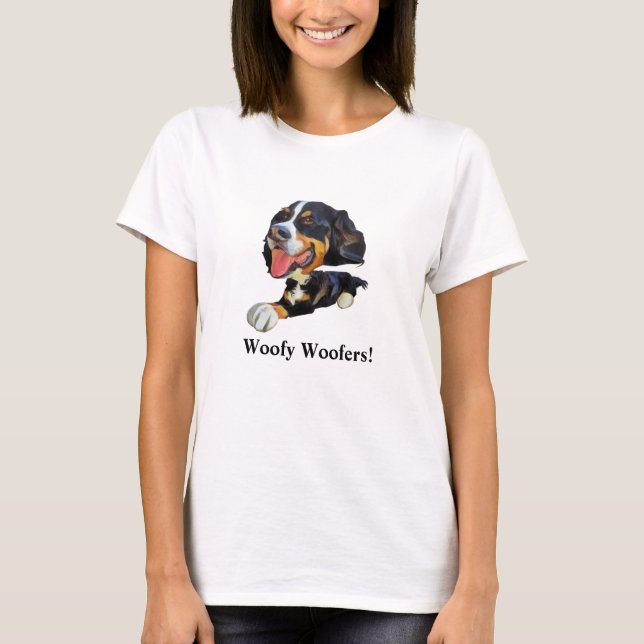 Fantaisie Bernese Mountain Dog T-Shirt femme (Devant)