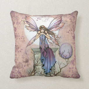 Fantaisie Fée Conception Florale Coussin de Jet