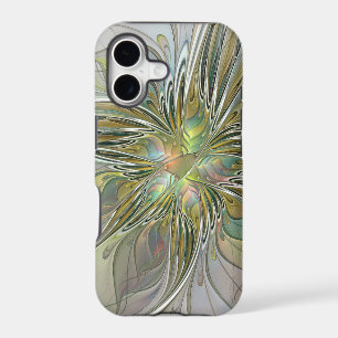 Fantaisie florale Art fractal moderne Fleur avec o