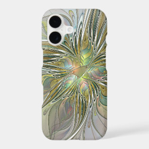 Fantaisie florale Art fractal moderne Fleur avec o