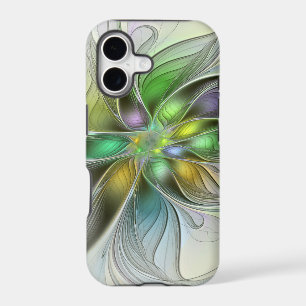 Fantaisie florale colorée abstraite moderne fracta