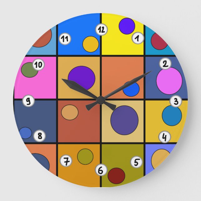 Fantaisie round wall clock (Front)