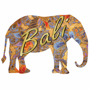 Fantasia Batik Elephant Magnet Photo Sculpture Magnet