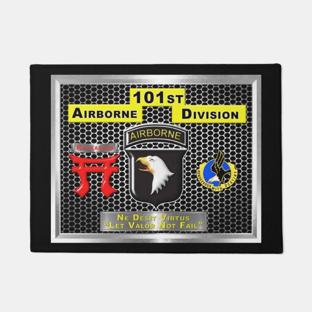 Fantastic 101st Airborne Division Gift Doormat (Front)