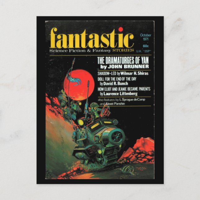Fantastic - 1971.10_Pulp Art Postcard (Front)