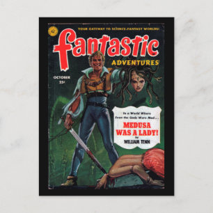 Fantastic Adventures - 1951-10_Pulp Art Postcard