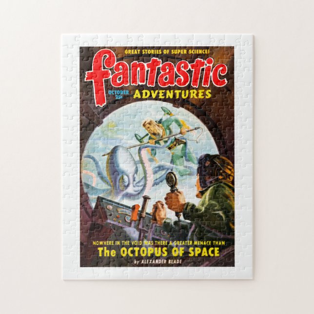 Fantastic Adventures (Oct, 1949) Jigsaw Puzzle (Vertical)