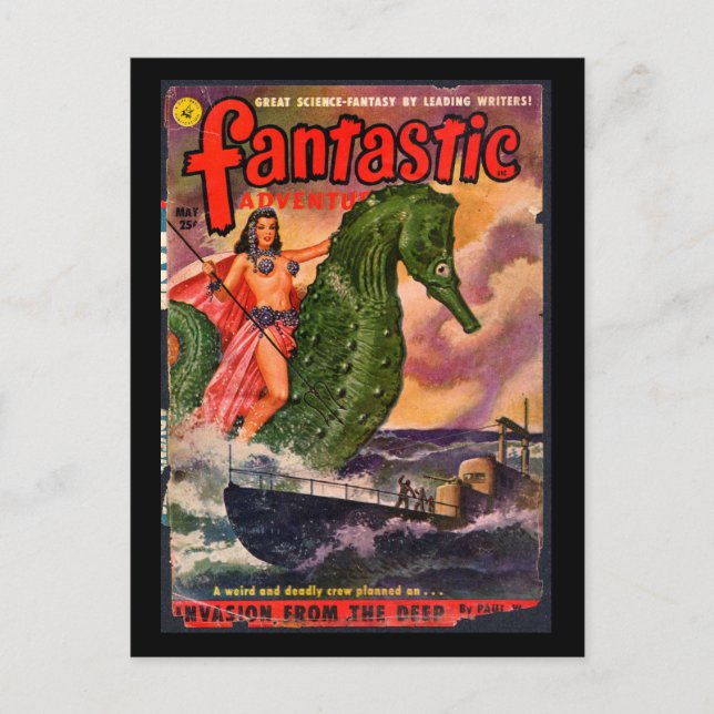 Fantastic Adventures v13 n05 (1951-05.Ziff-Davis)_ Postcard (Front)