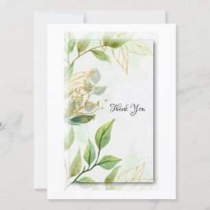 Fantastic art Thank you card