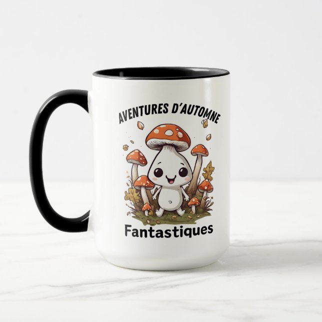 Fantastic Autumn Adventures, Mushroom, Morel Mug (Left)