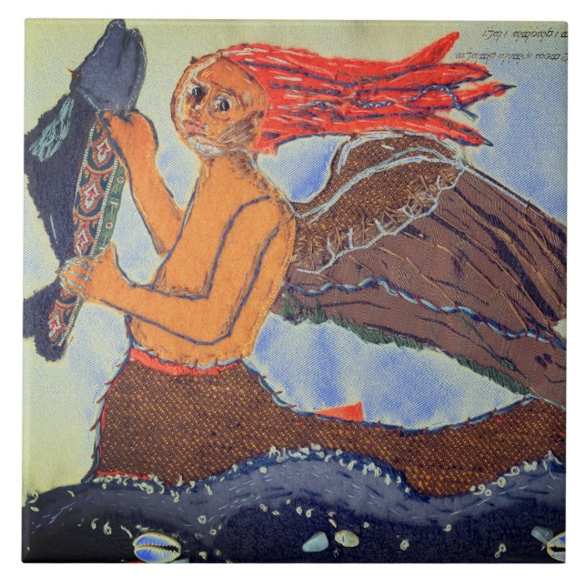 Fantastic Beast Mermaid with a fish Tile (Front)