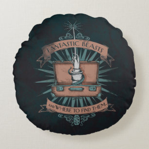 FANTASTIC BEASTS AND WHERE TO FIND THEM™ Briefca Round Pillow