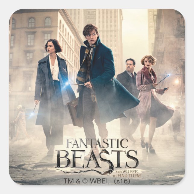 FANTASTIC BEASTS AND WHERE TO FIND THEM™ City Fog Square Sticker (Front)
