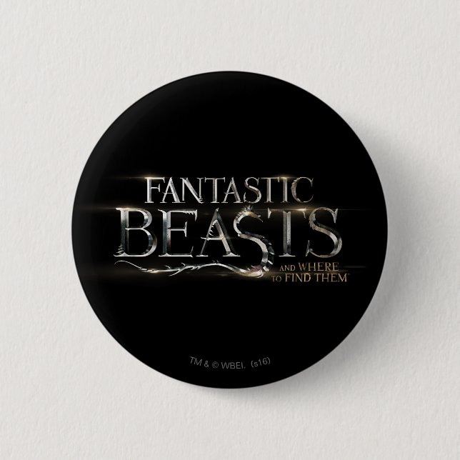 FANTASTIC BEASTS AND WHERE TO FIND THEM™ Logo 2 Inch Round Button (Front)