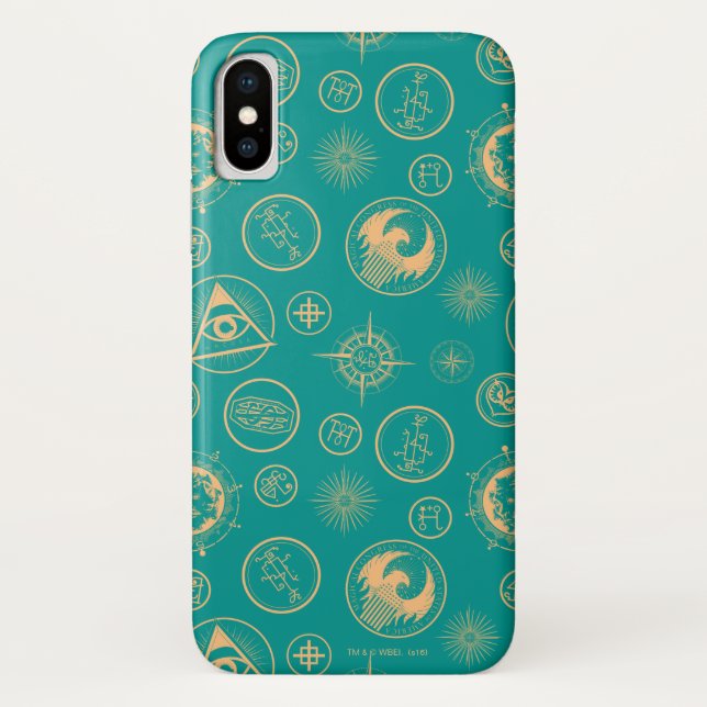 FANTASTIC BEASTS AND WHERE TO FIND THEM™ Pattern Case-Mate iPhone Case (Back)