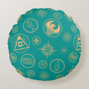 FANTASTIC BEASTS AND WHERE TO FIND THEM™ Pattern Round Pillow