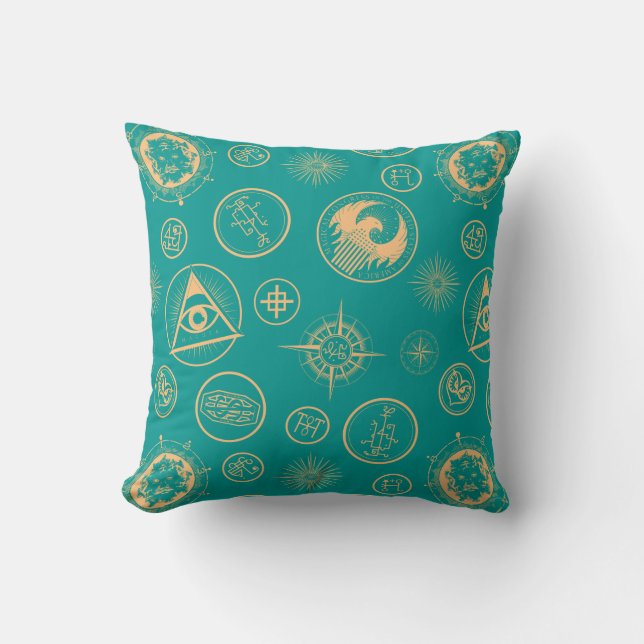 FANTASTIC BEASTS AND WHERE TO FIND THEM™ Pattern Throw Pillow (Front)