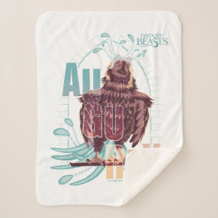 Fantastic Beasts Augurey Sherpa Blanket