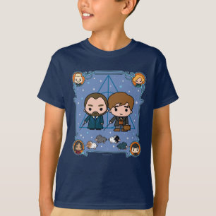 Fantastic Beasts   Dumbledore & Newt Cartoon T-Shirt