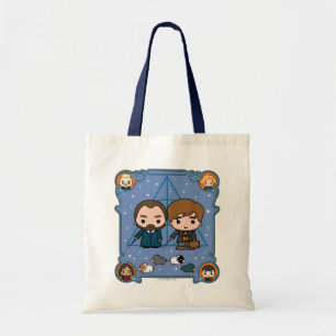 Fantastic Beasts Dumbledore & Newt Cartoon Tote Bag