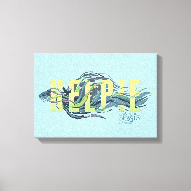 Fantastic Beasts Kelpie Canvas Print (Front)