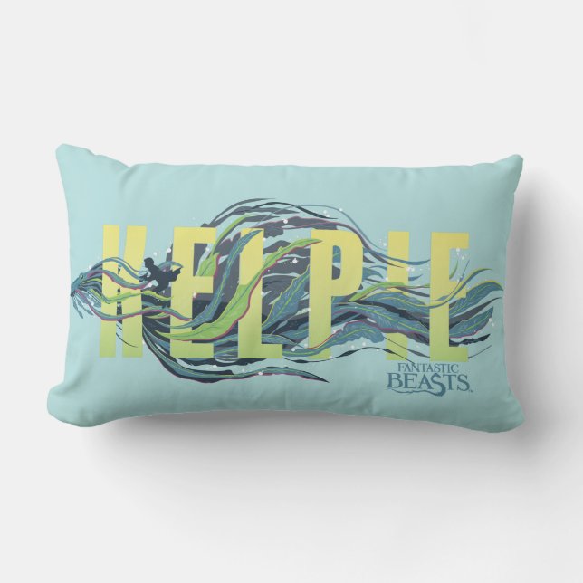 Fantastic Beasts Kelpie Lumbar Pillow (Front)