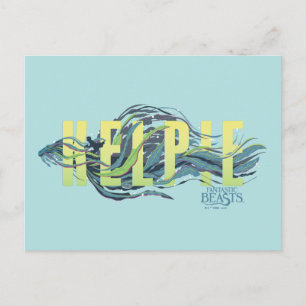 Fantastic Beasts Kelpie Postcard