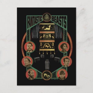 Fantastic Beasts Room of Requirement Graphic Postcard