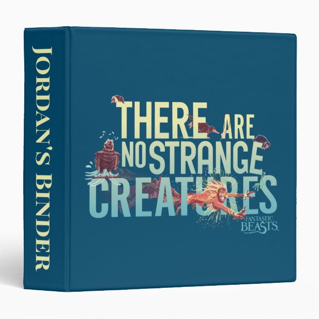 Fantastic Beasts - There Are No Strange Creatures Binder (Front/Spine)