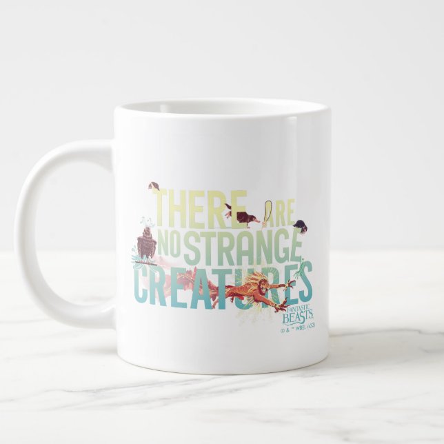 Fantastic Beasts - There Are No Strange Creatures Large Coffee Mug (Left)