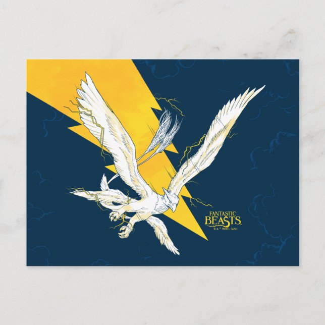 Fantastic Beasts Thunderbird Postcard (Front)