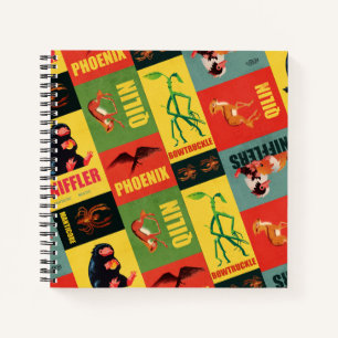 Fantastic Beasts Vintage Pattern Notebook