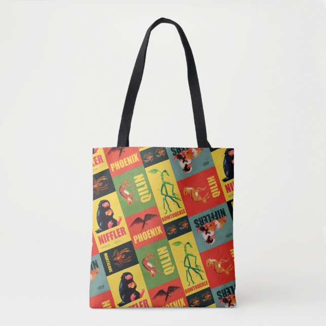 Fantastic Beasts Vintage Pattern Tote Bag (Front)