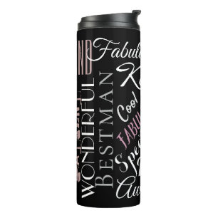 Fantastic BestMan Personalized Positive Attributes Thermal Tumbler