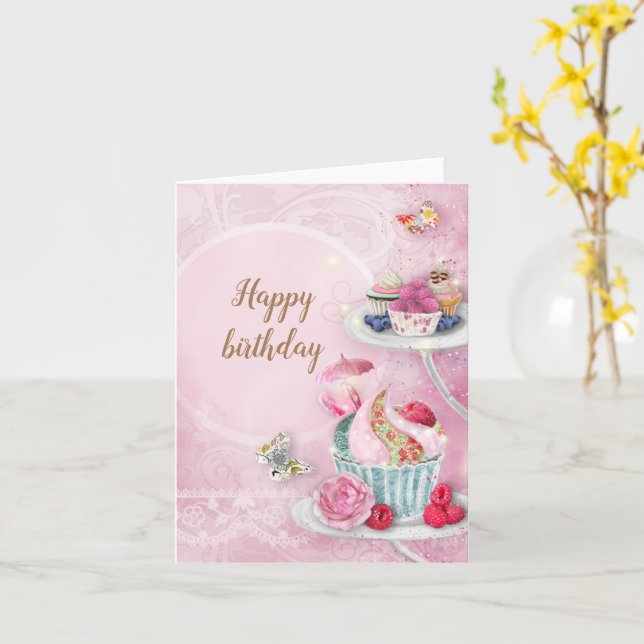 Fantastic birthday card (Yellow Flower)