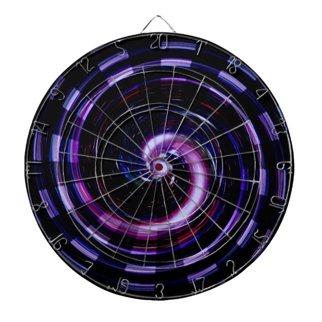 Fantastic colourful galaxy dartboard (Front)