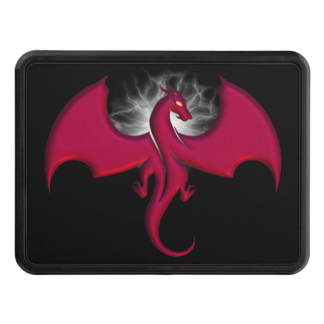 Fantastic Dragon Lightning Trailer Hitch Cover (Front)