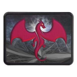 Fantastic Dragon Lightning  Trailer Hitch Cover