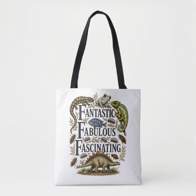 Fantastic, Fabulous, Fascinating Tote Bag (Front)