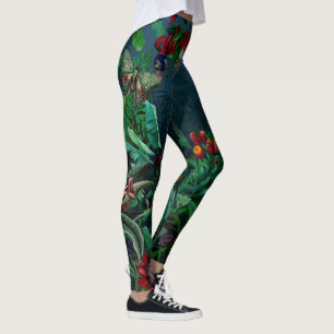 Fantastic Fabulous Midnight Rainforest Leggings