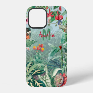 Fantastic Fabulous Tropics Rainforest Monogram iPhone 12 Case