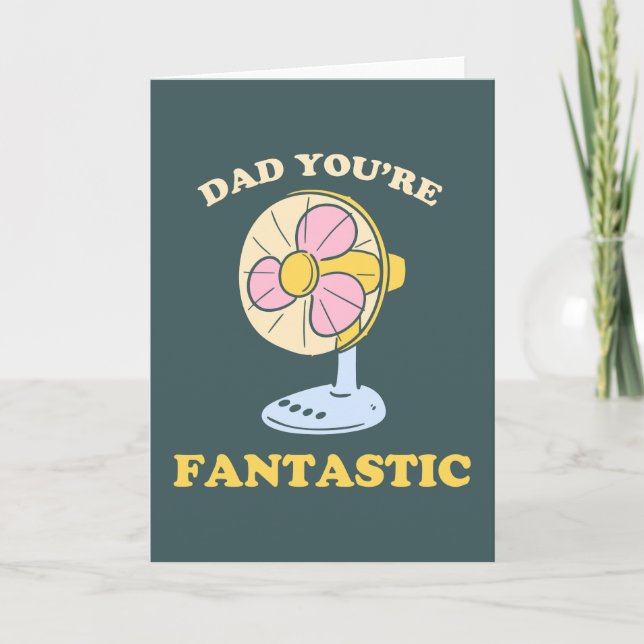 Fantastic Father's day dad joke pun  Card (Front)
