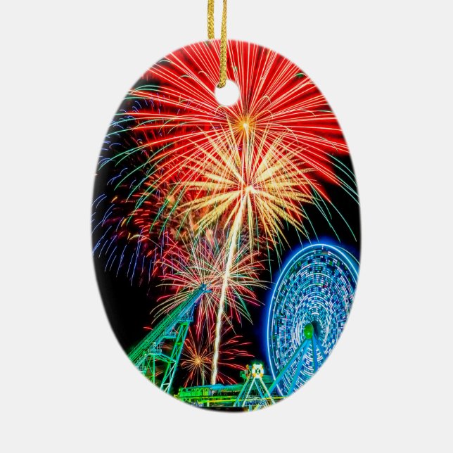 Fantastic Fireworks Ornament (Back)