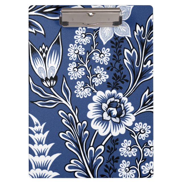 Fantastic Flowers (Blue) Fine Art Clipboard (Front)