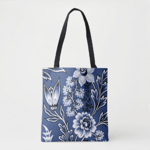 Fantastic Flowers (Blue) Fine Art Tote Bag