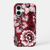 Fantastic Flowers (Maroon) Fine Art