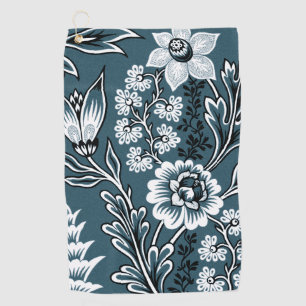 Fantastic Flowers (Slate Teal) Fine Art Golf Towel