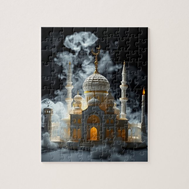 Fantastic Foge White Mosque Jigsaw Puzzle (Vertical)